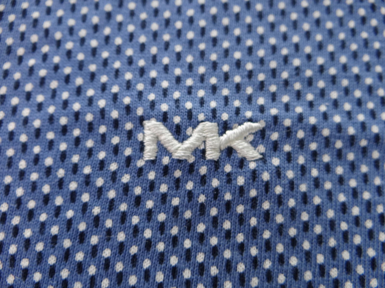 Stylish Michael Kors Blue Polka Dot T-Shirt