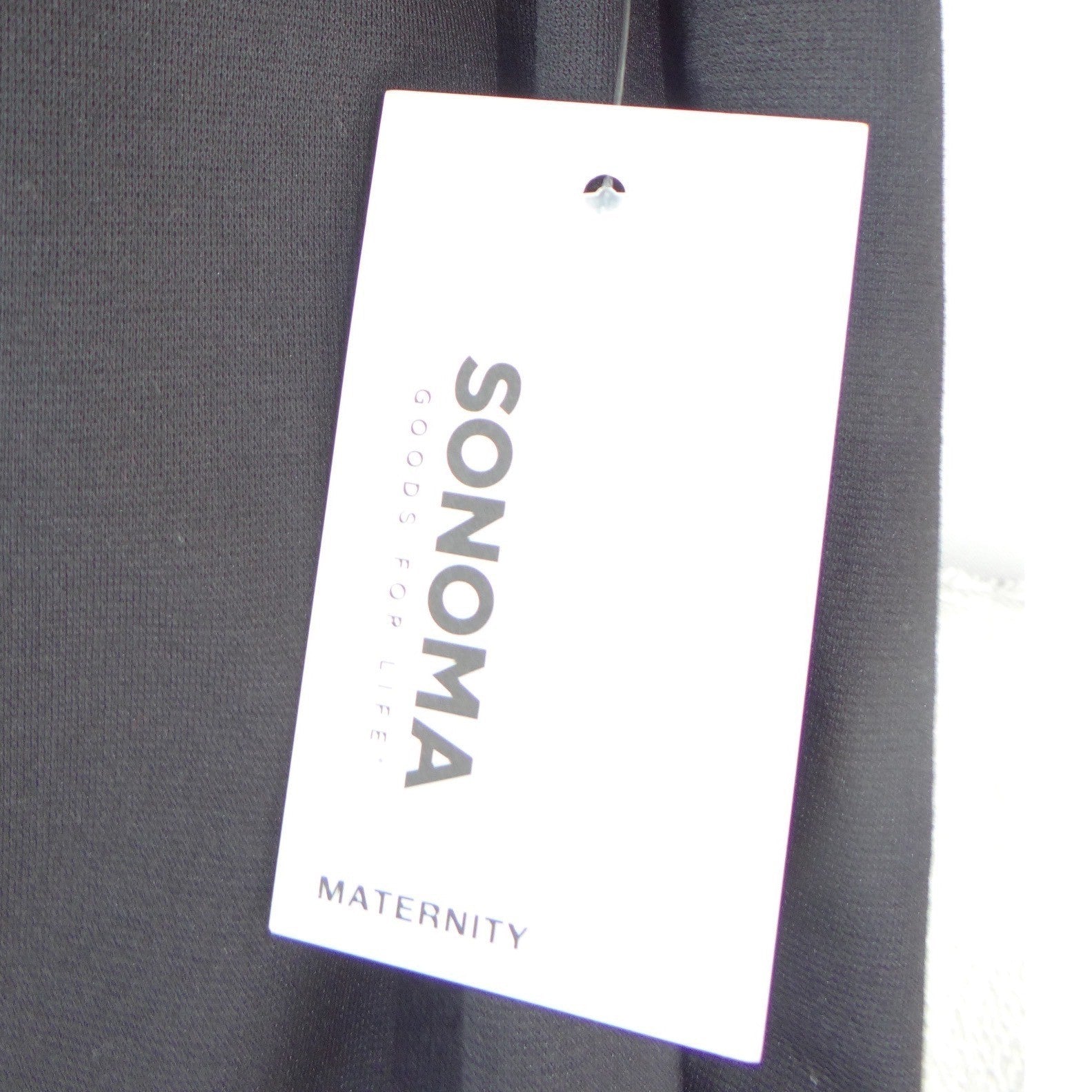 NWT-Sonoma Goods For Life Maternity Flare Pants Black Over Belly XXL