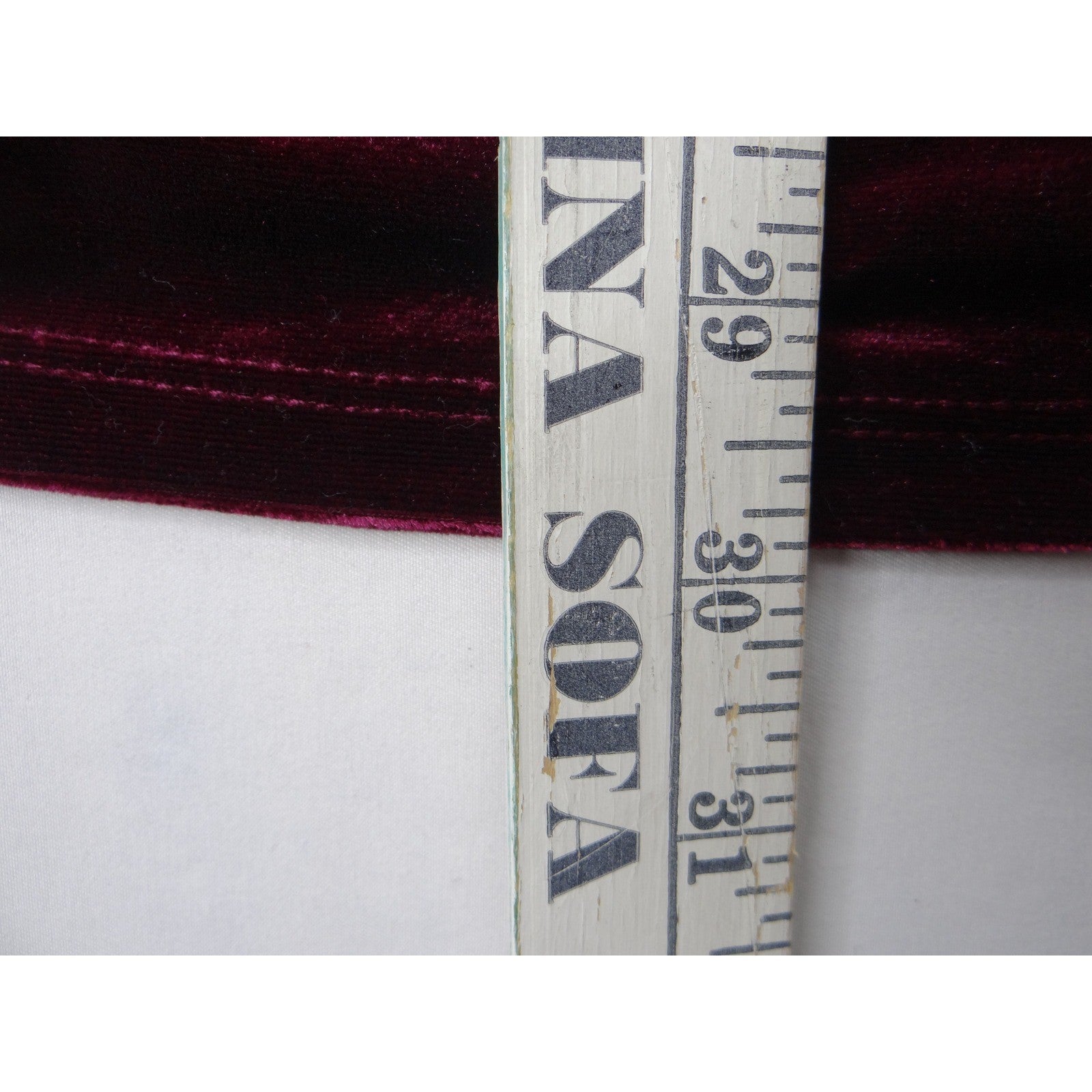 Vince Camuto Burgundy Velvet Ruched Tunic Womens XL