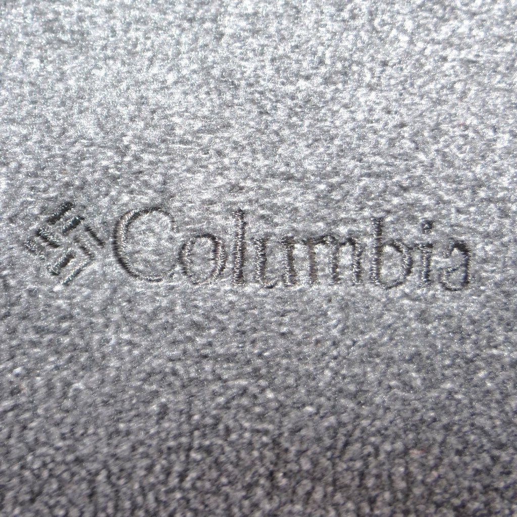 Columbia Mens Gray Full Zip Fleece Jacket High Neck Outdoor Layer Size M