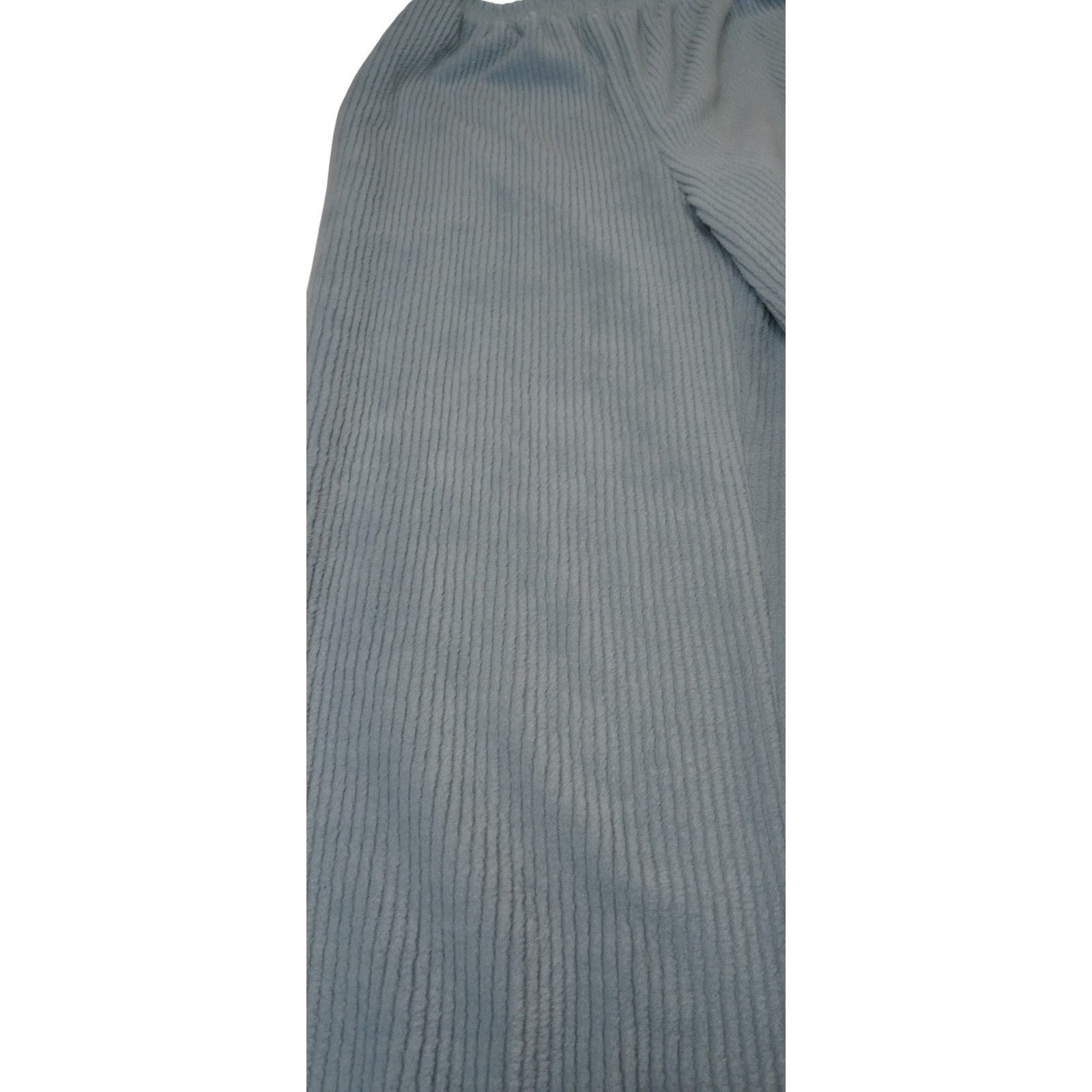 Vintage ChinaWear Women's Medium Blue Corduroy Elastic Waist Lounge Pants
