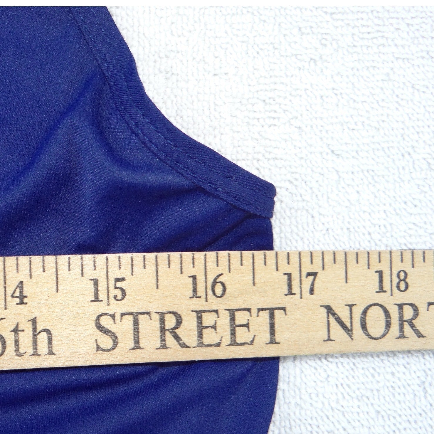 Nike Womens Dri-FIT Racerback Tank Top Royal Blue Sleeveless Running Shirt M