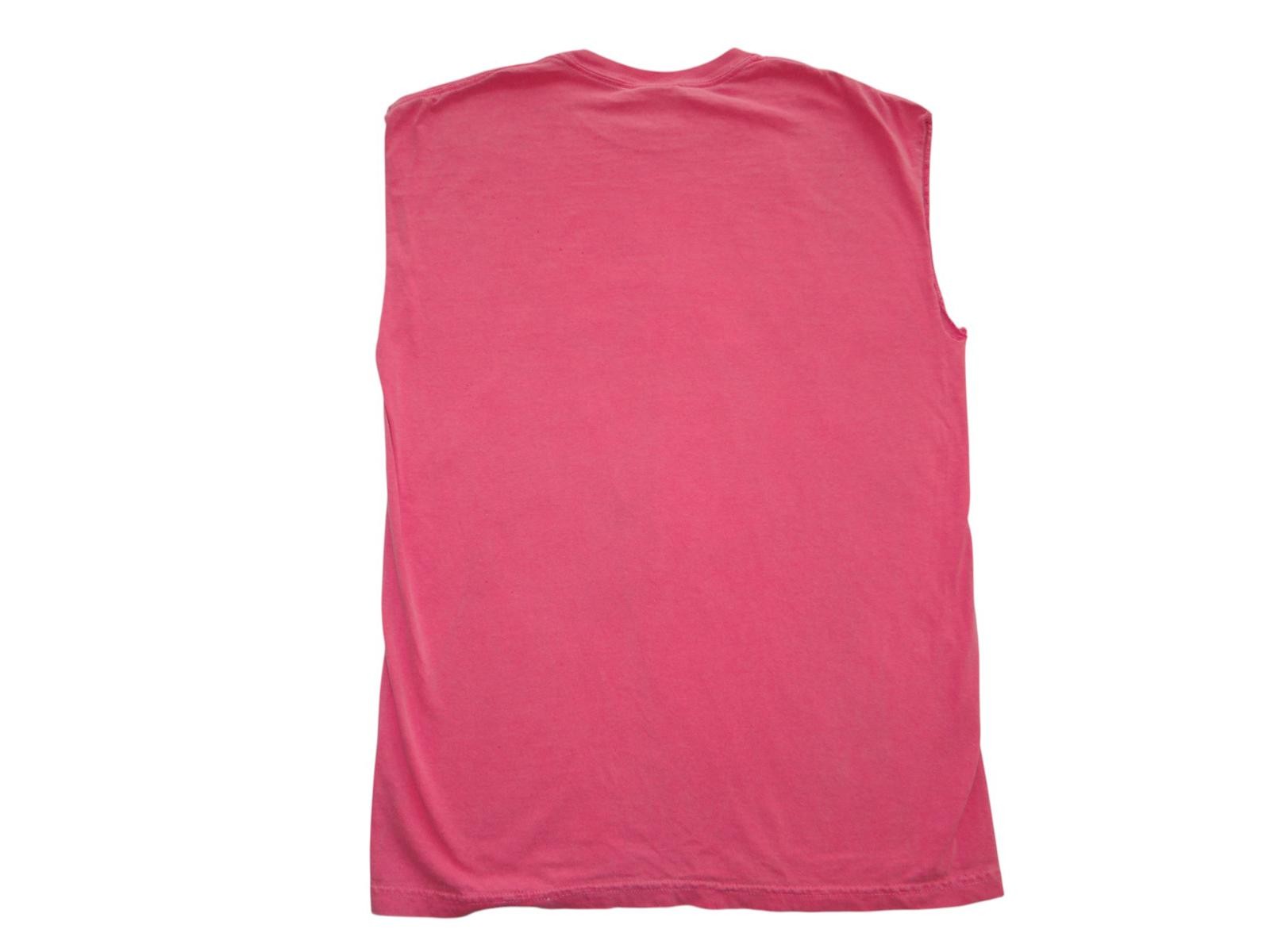 Women's Pink Sleeveless Muscle Tee - Love Bike Week 2017 Weirs Beach NH