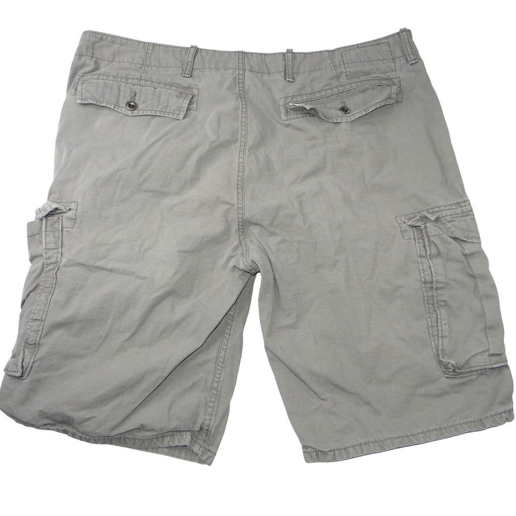 Levi Strauss Co Mens Gray Cargo Shorts W38 Utility Pocket Cotton Blend