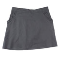 Forever 21 Womens Black Ruffle Pocket Mini Skirt Size 26 Solid A-Line
