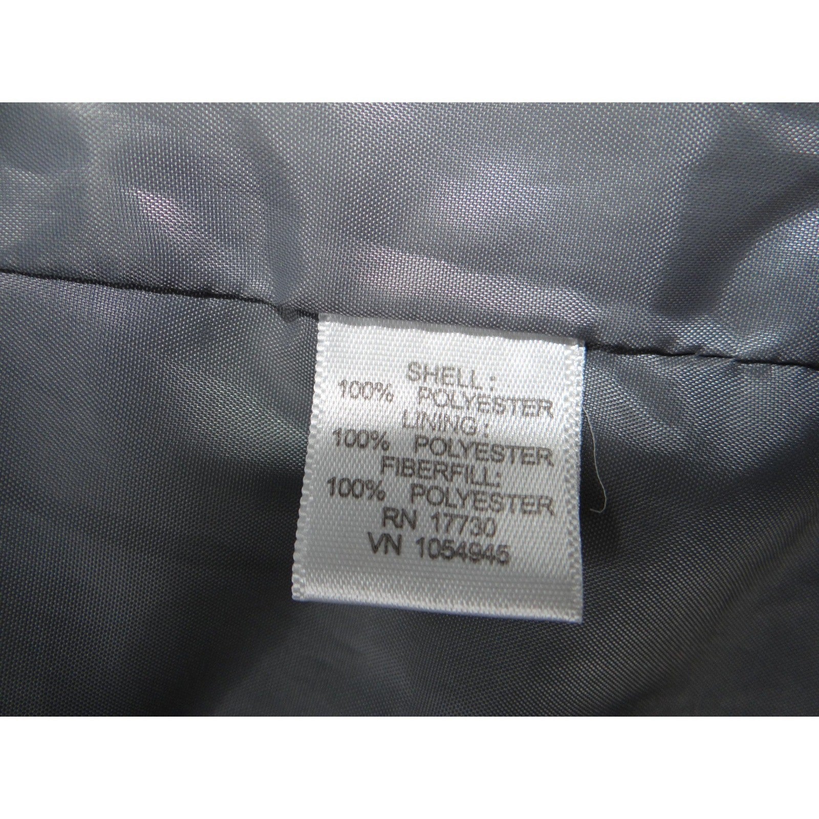 Merona Womens Gray Puffer Vest Quilted Stand Collar Full Zip Size S