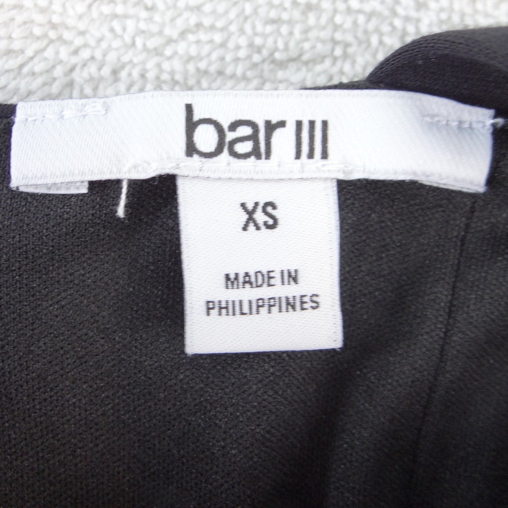 Bar III Womens Black Sweetheart Neck Cropped Tank Top Back Zip Bodice XS