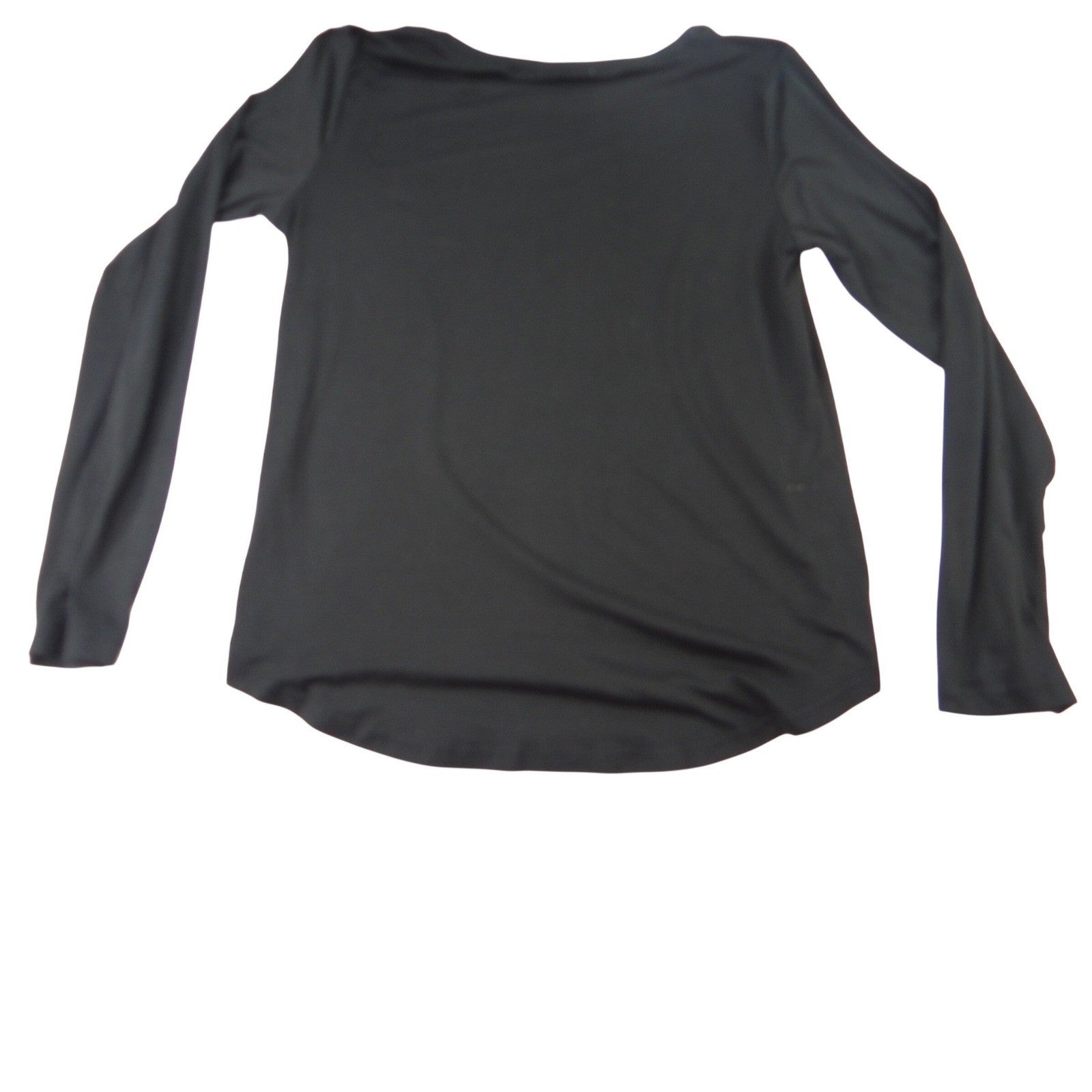 Rae Dunn HOT MESS Graphic Long Sleeve Shirt Black Size Small Relaxed Fit