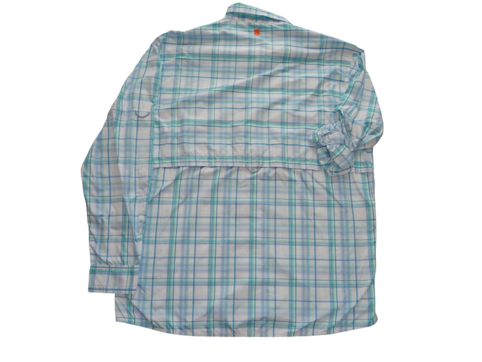 Field & Stream Men's Plaid Long Sleeve Shirt - Blue & Green