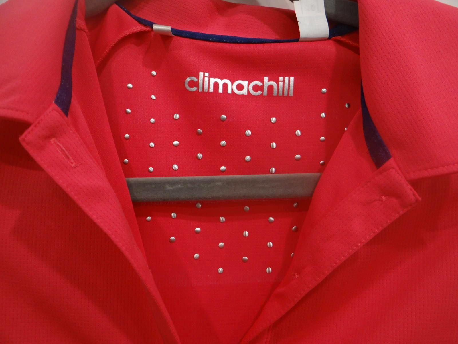Adidas Climachill Women's Polo Shirt - Dark Pink/Navy XS
