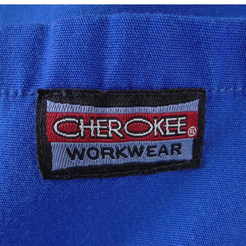 Cherokee Workwear Womens Royal Blue Scrub Pants XS Drawstring Straight Leg