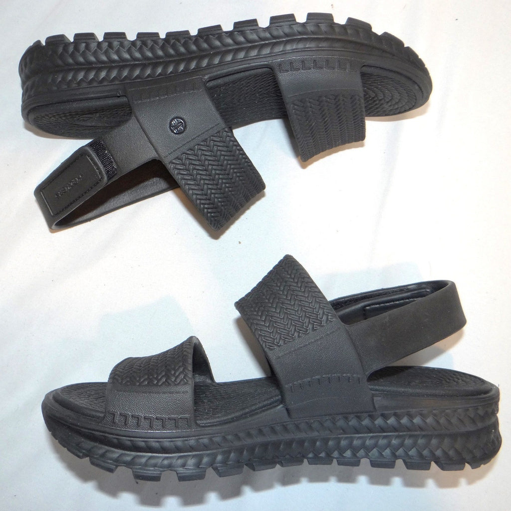 Skechers Arch Fit Footsteps Pixie Dust Black Slingback Sandals 111461 Womens 5