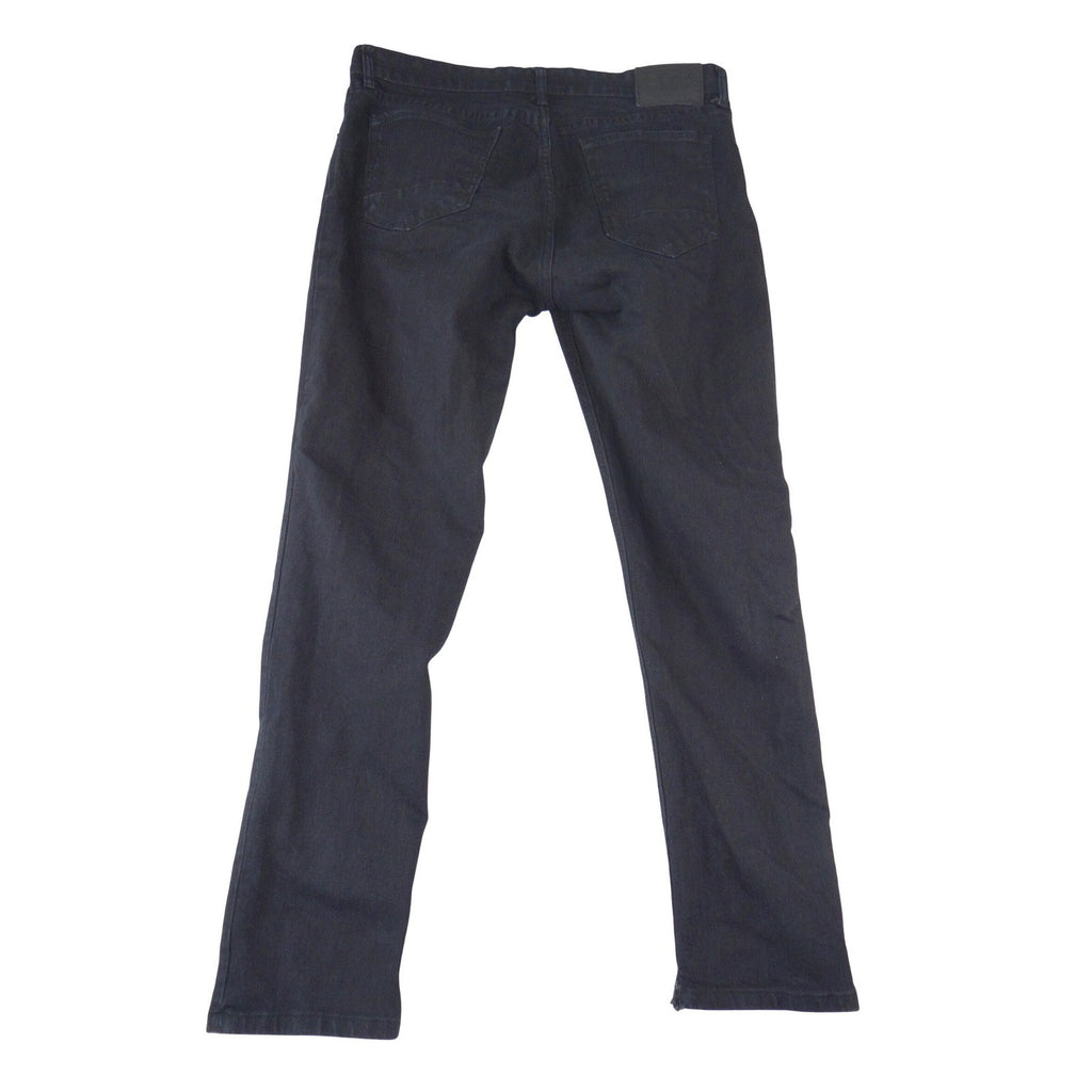 Weatherproof Vintage Mens Skinny Fit Black Stretch Jeans 36x32