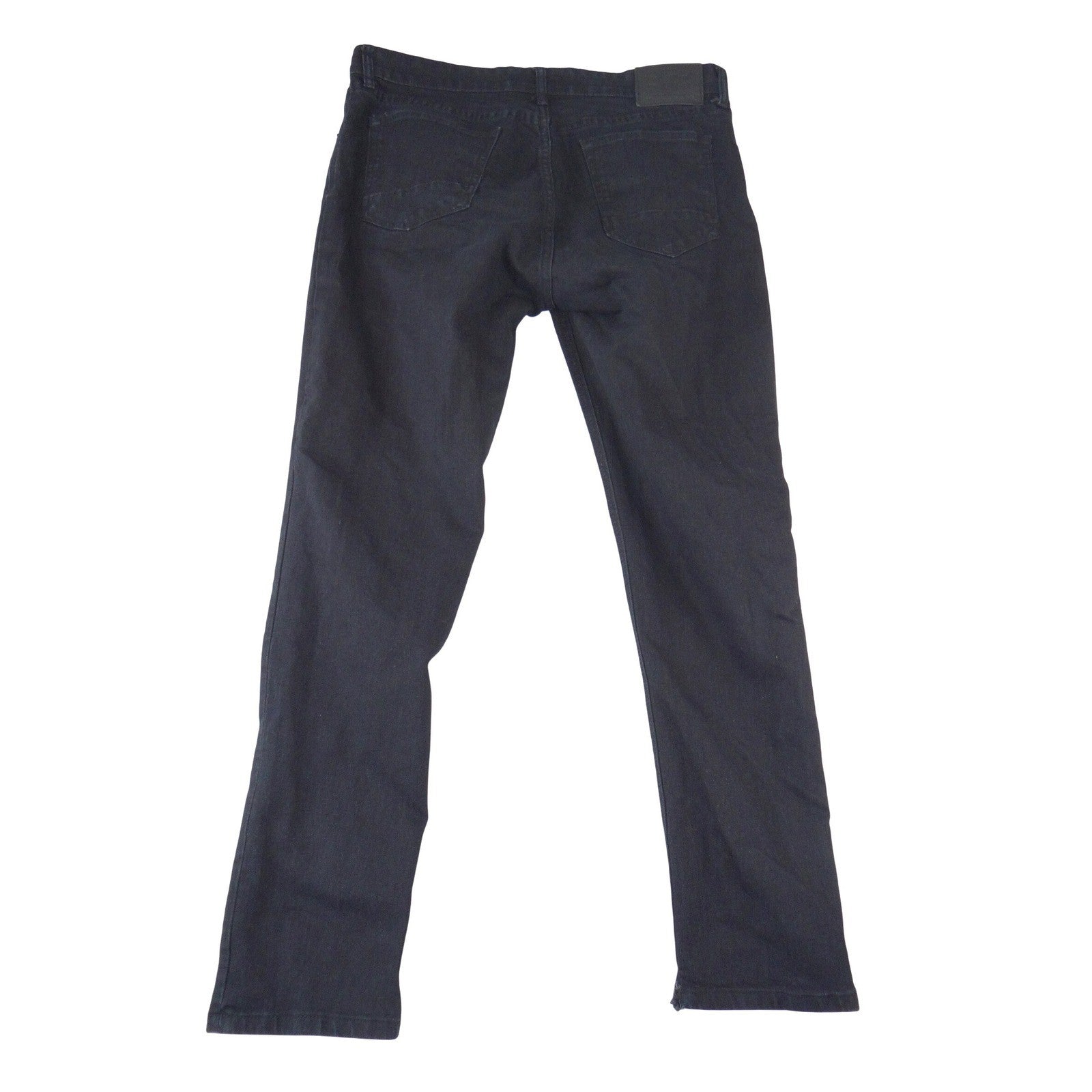 Weatherproof Vintage Mens Skinny Fit Black Stretch Jeans 36x32