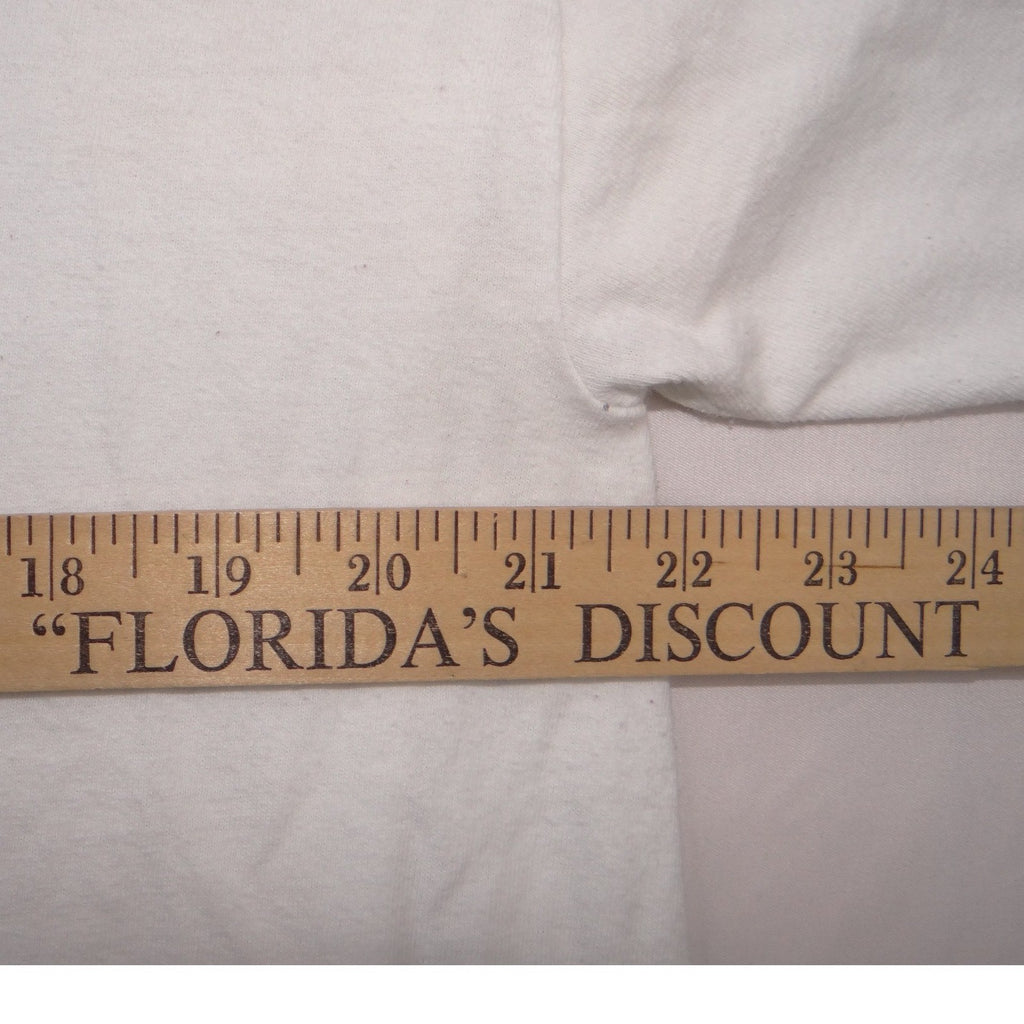Vintage Gildan Fresh Triple Graphic Mens XL White Checkered Short Sleeve Tee