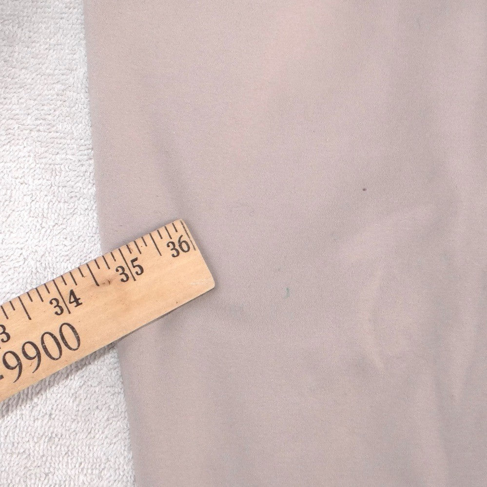 Danskin Womens High Waisted Cropped Active Leggings with Pockets Taupe Mauve M