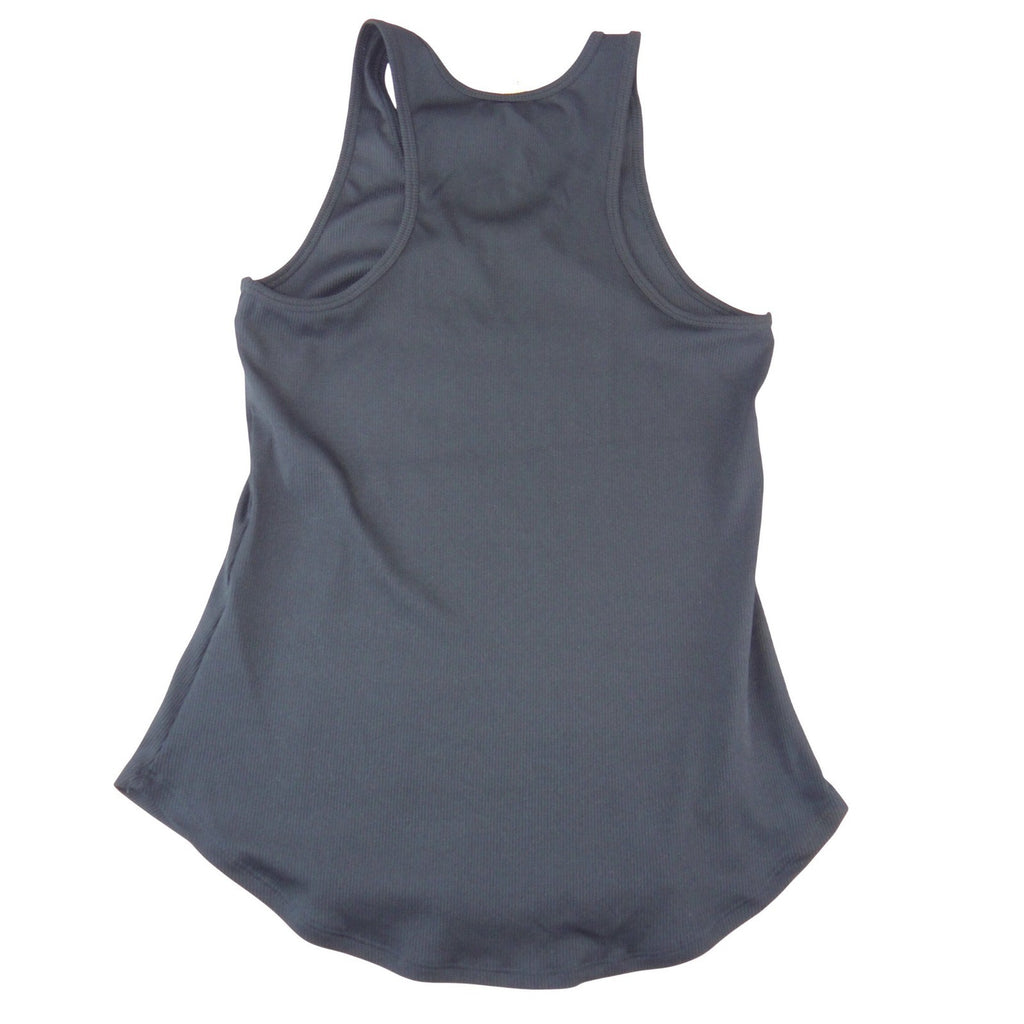 Under Armour HeatGear Ribbed Tank Top Black Fitted Racerback XL