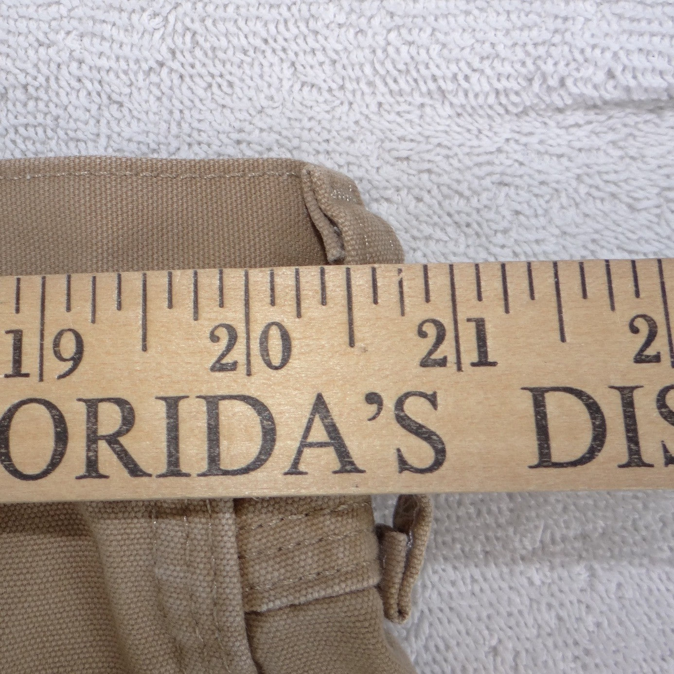 Wrangler Mens Carpenter Pants 40x29 Tan Duck Canvas Workwear Utility