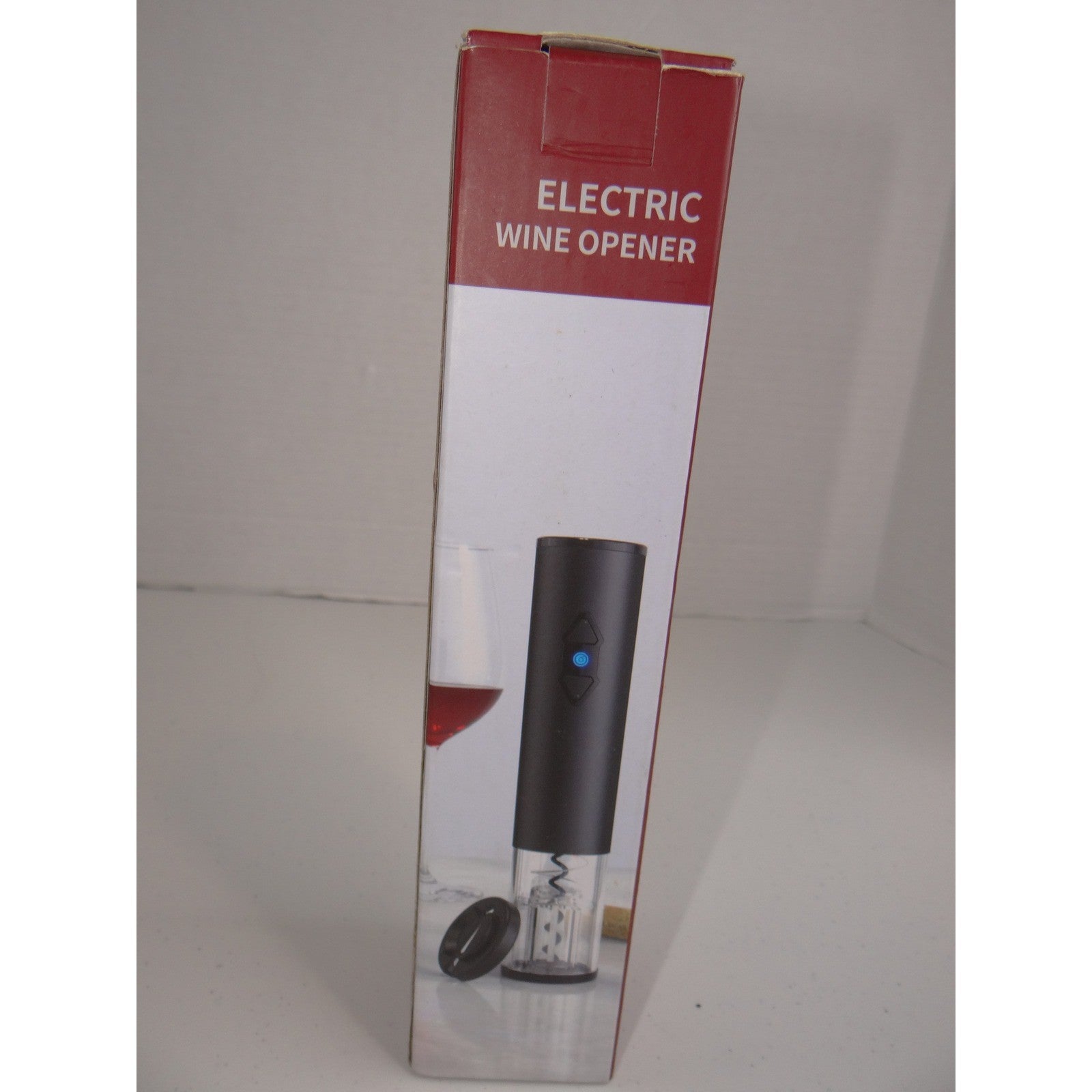 Electric Wine Opener Automatic Corkscrew with Foil Cutter Matte Black 2848