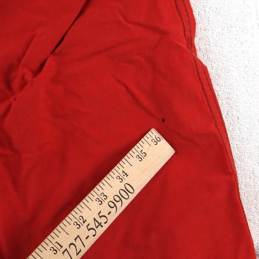 Express World Brand Red Parachute Cargo Pants Womens Small Elastic Waist Y2K