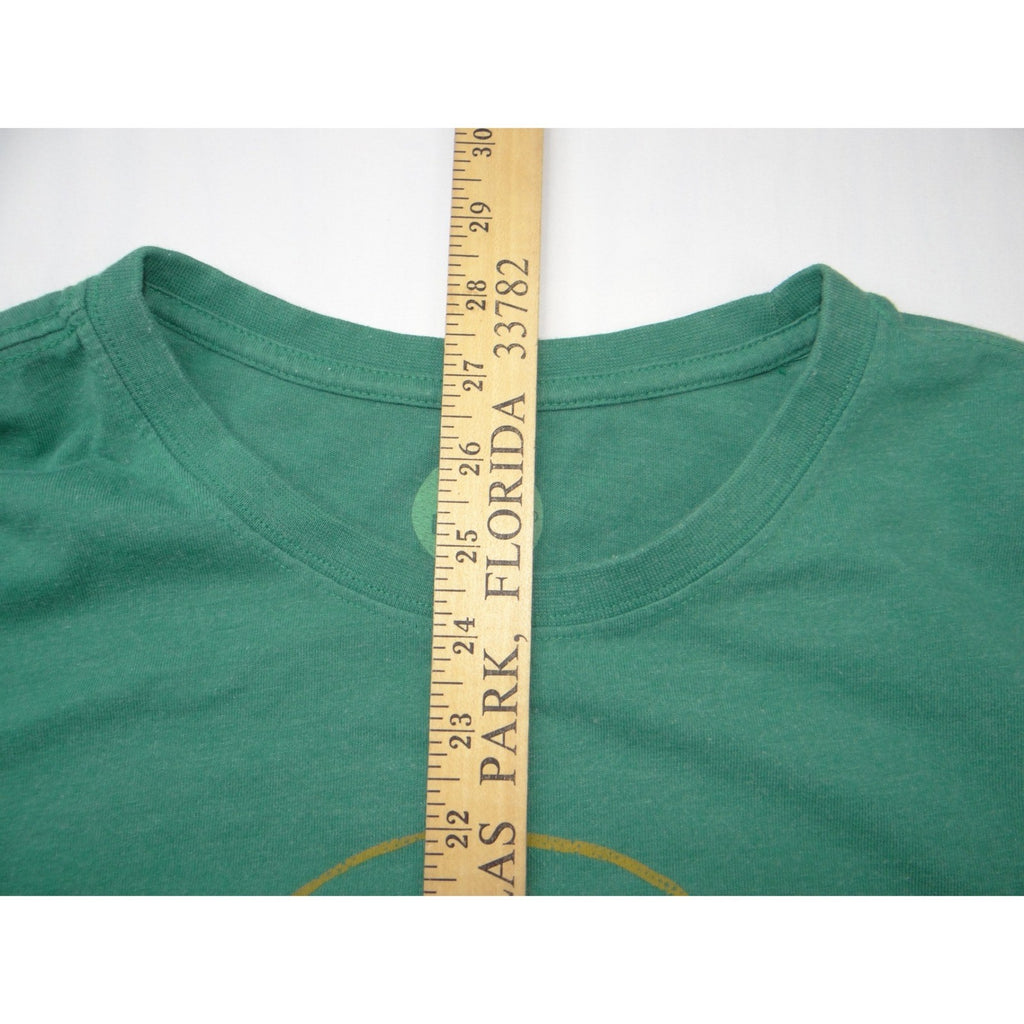 Life is Good Mens XL Green Gruntled Smiley Face Crusher Long Sleeve Graphic Tee