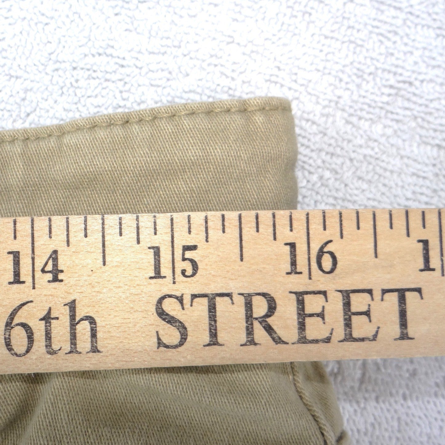 Lucky Brand Mens Authentic Skinny Stretch Tan Khaki Pants 31x31