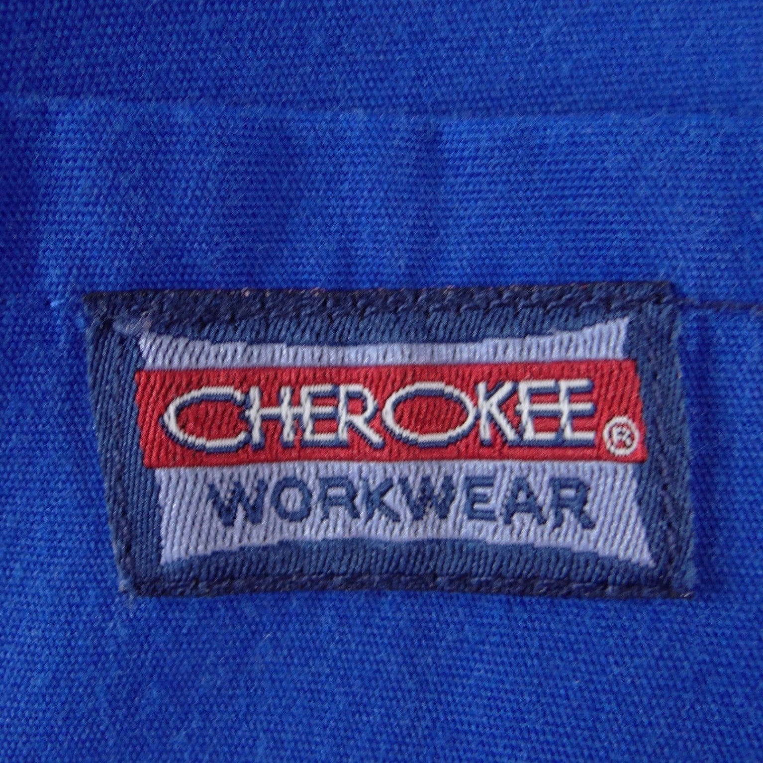 Cherokee Workwear Royal Blue Drawstring Cargo Scrub Pants  XS