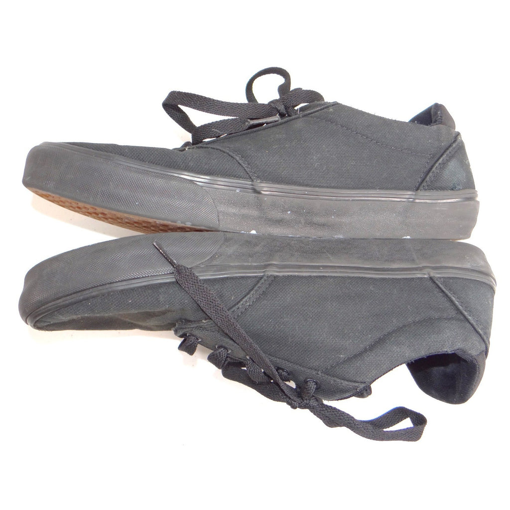 Vans Atwood Triple Black Canvas Low Top Skate Shoes Mens 13