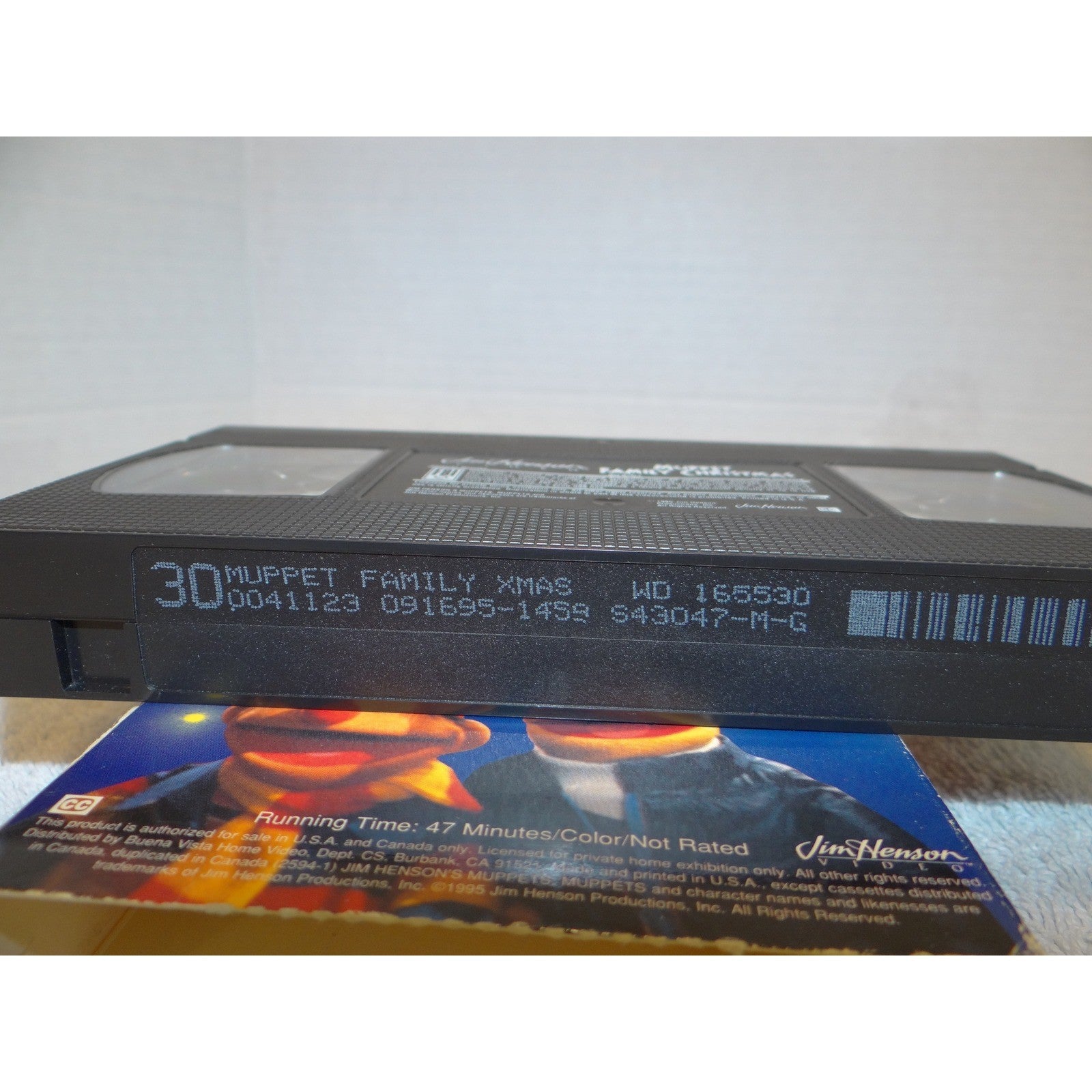 Jim Henson Muppet Family Christmas VHS 1995 Holiday Movie Sesame Street Fraggles