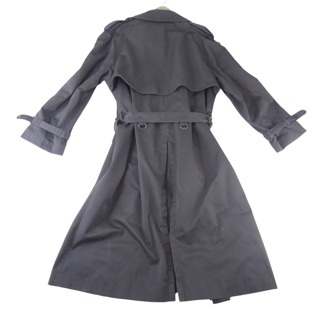 Henley by Part Tip Top Mens Black Double Breasted Belted Trench Coat Size 42