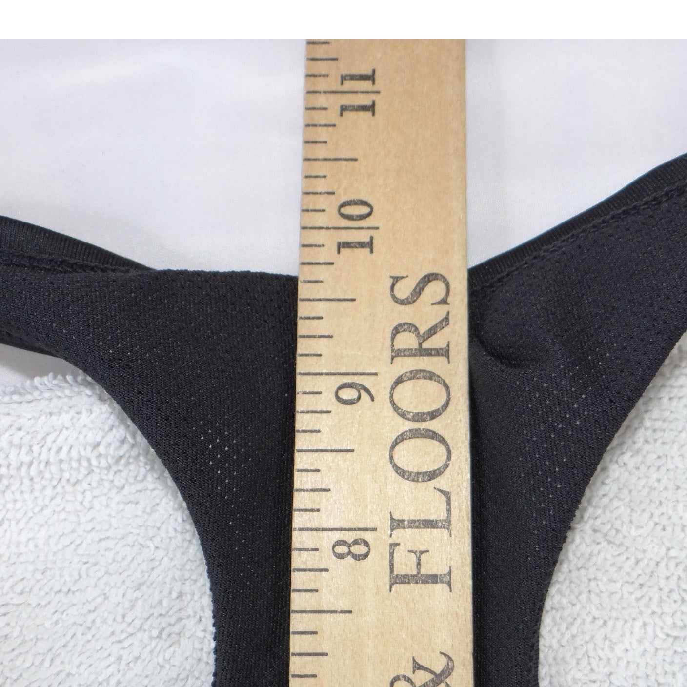 C9 Champion Womens Racerback Sports Bra Black Mesh Back Size S