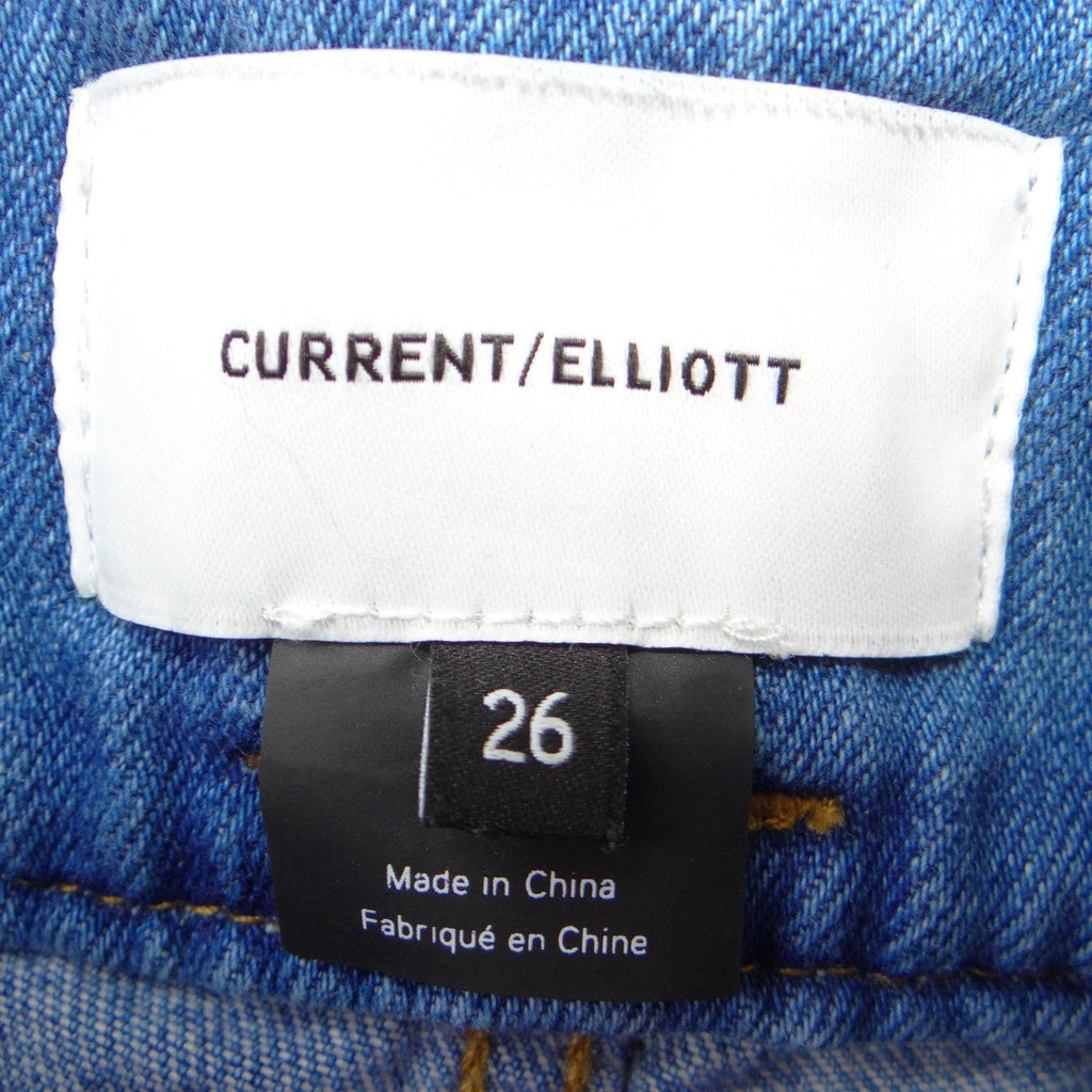 Current Elliott High Waisted Wide Leg Jeans Blue Medium Wash Size 26