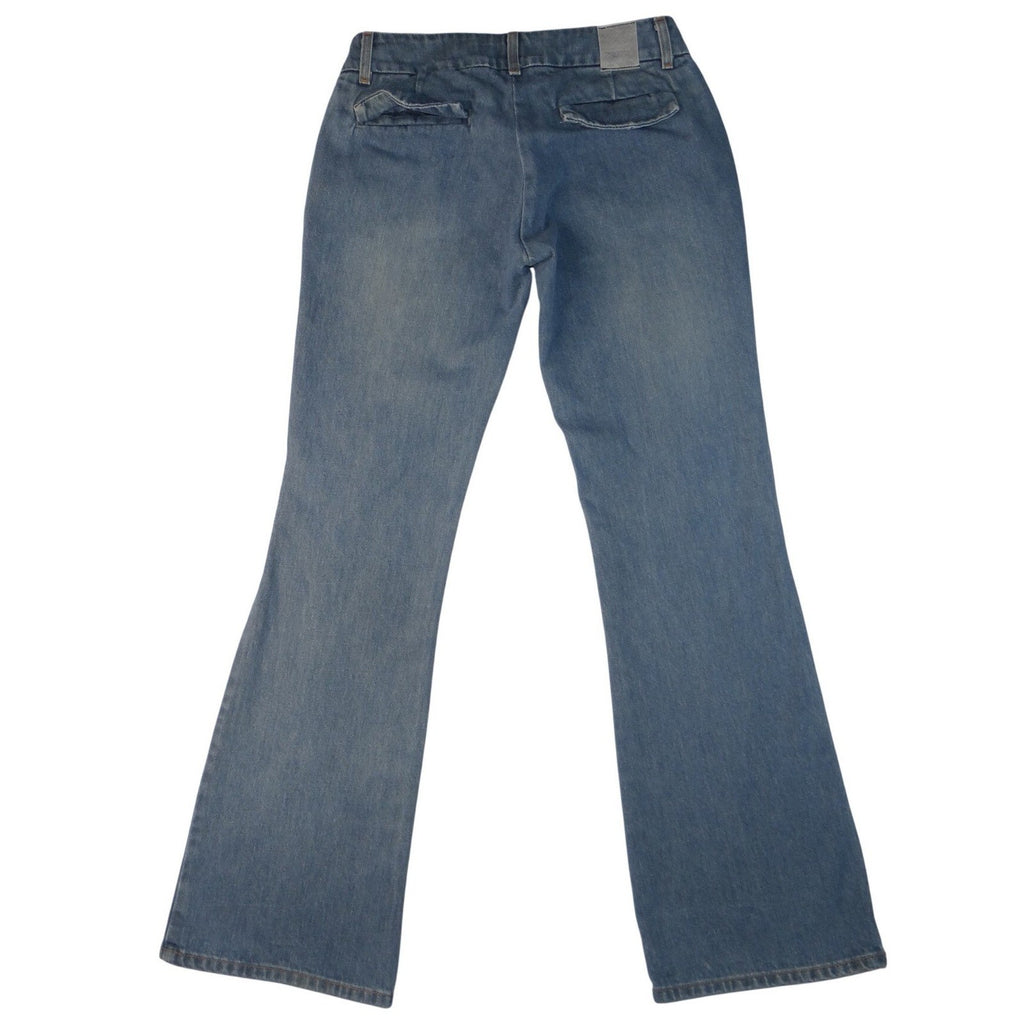 Bebe Jeans Womens Size 27 Blue Denim Flare Leg Jeans Made in USA