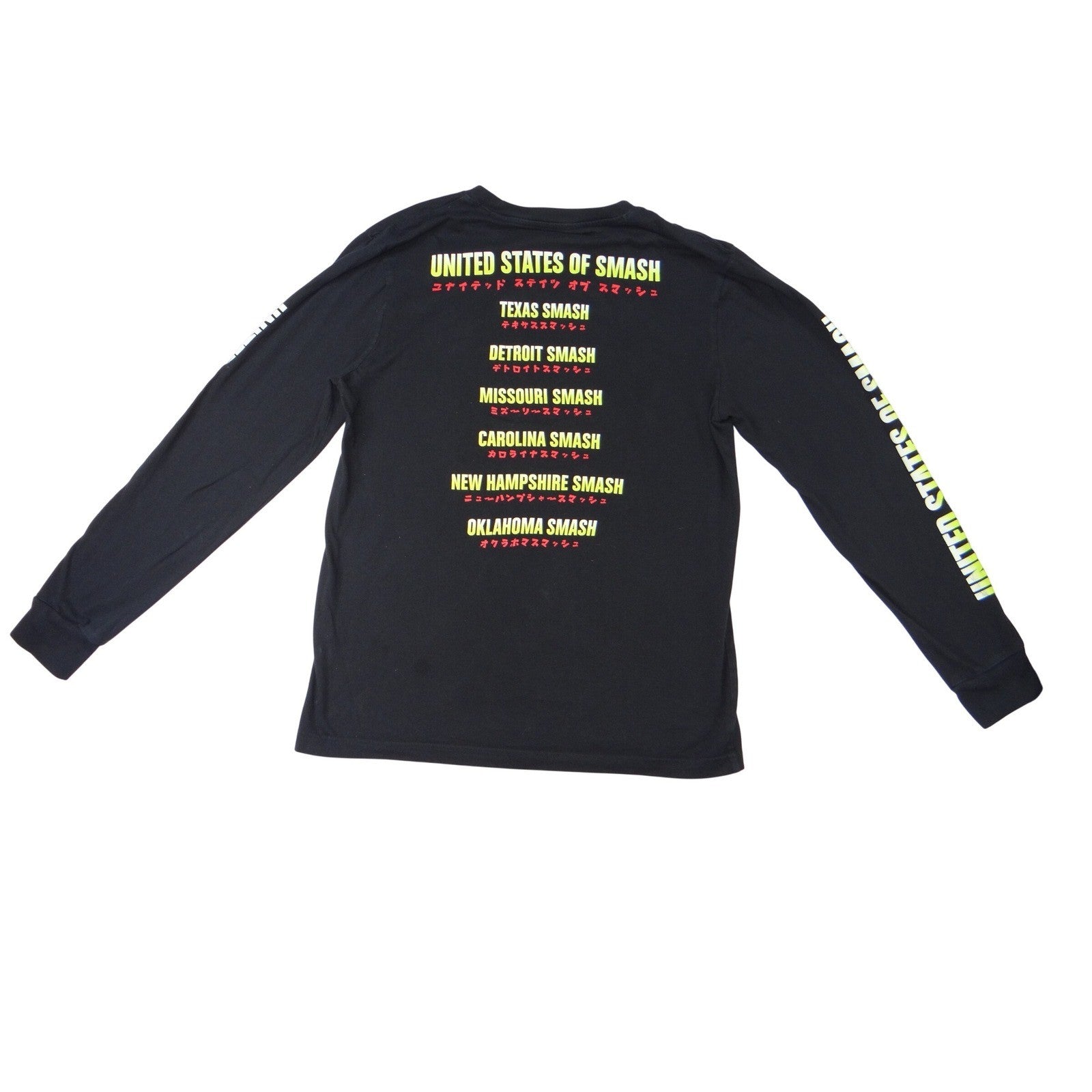 Hot Topic MHA All Might United States of Smash Long Sleeve Shirt Men's M
