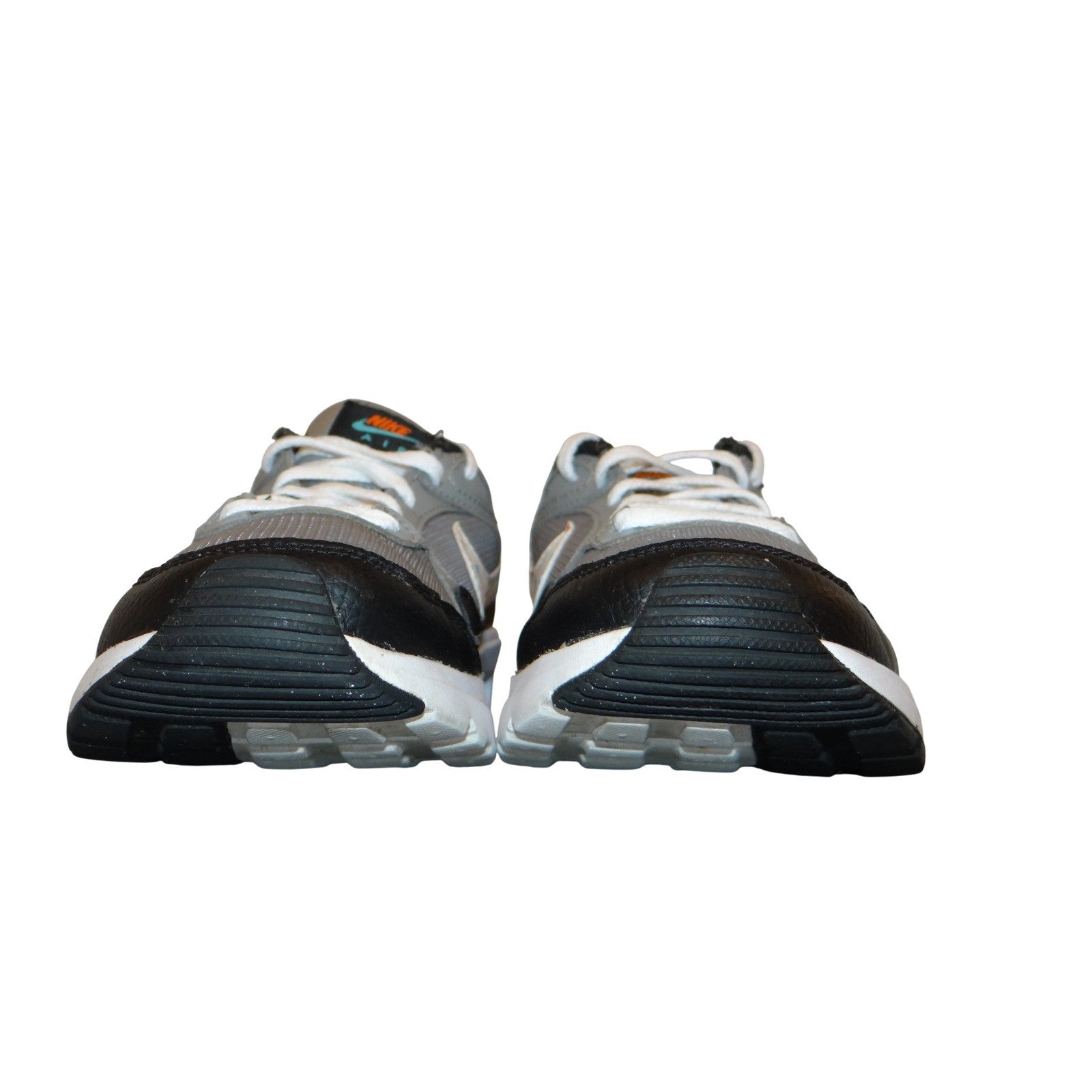 Nike Air Max Kids 4.5Y Youth Gray Black White Multi Swoosh Sneakers DM7592