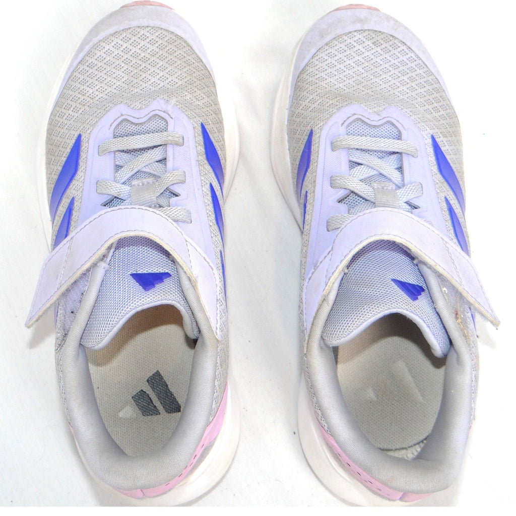 Adidas Duramo SL Lightmotion Kids Running Shoes Grey Purple Blue JS2802 Size 2