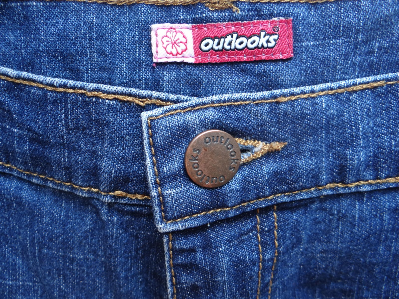 Vintage Women's Denim Shorts by Outlooks Size 11