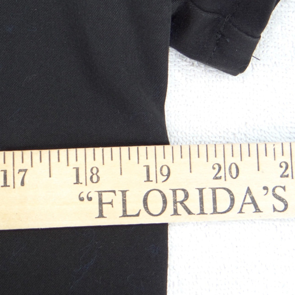FIGS Technical Collection Black V-Neck Scrub Top Womens Small 1-Pocket