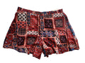 Mudd Women's Casual Shorts XL Rayon Patchwork Print