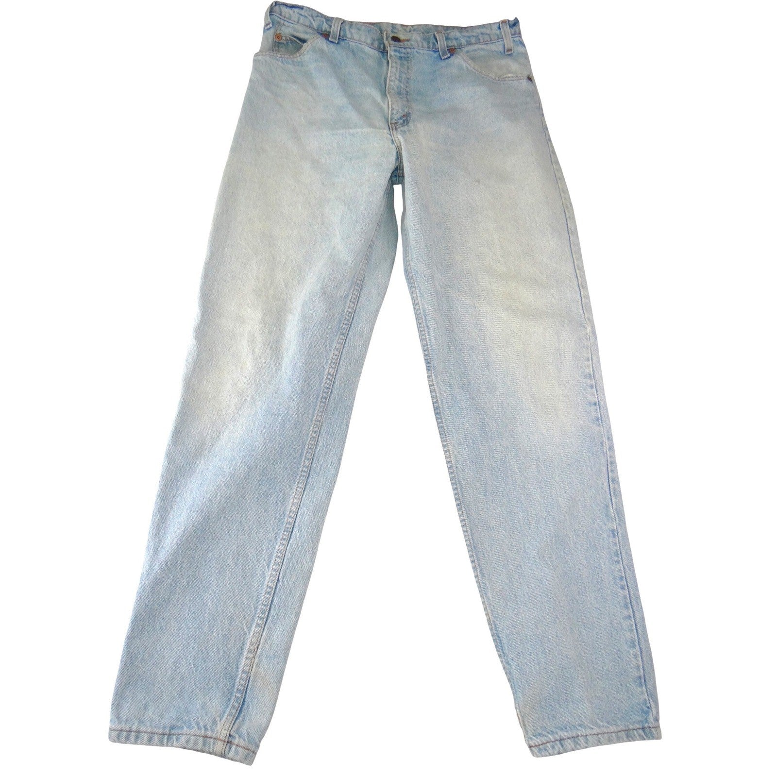 Vintage Levis Orange Tag Jeans Mens 36x34 Light Wash Straight Leg Made in USA