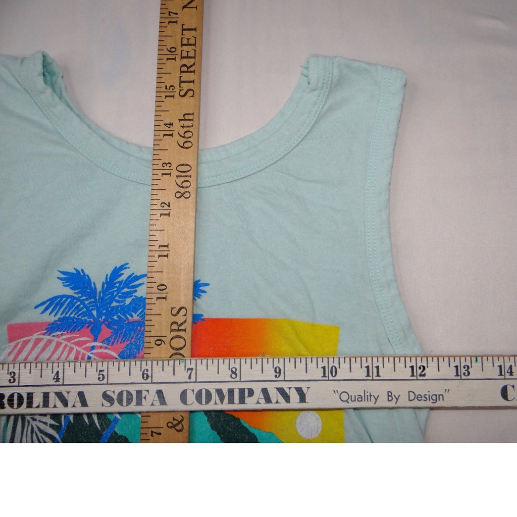 The Beach Boys Light Blue Graphic Tank Top Size Girls Women's XSmall