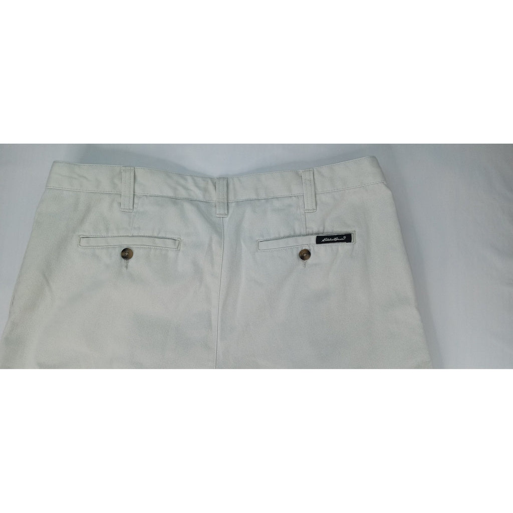 Eddie Bauer Mens Khakis Relaxed Fit Pleated Front Wrinkle Resistant Pants 38x32