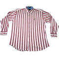 Vintage Chaps Ralph Lauren Men's Striped Button Down Shirt Long Sleeve Size L