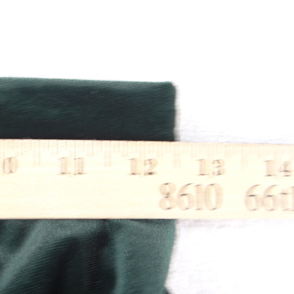 Express Womens XS Emerald Green Velvet Ruched Asymmetrical Tulip Hem Skirt