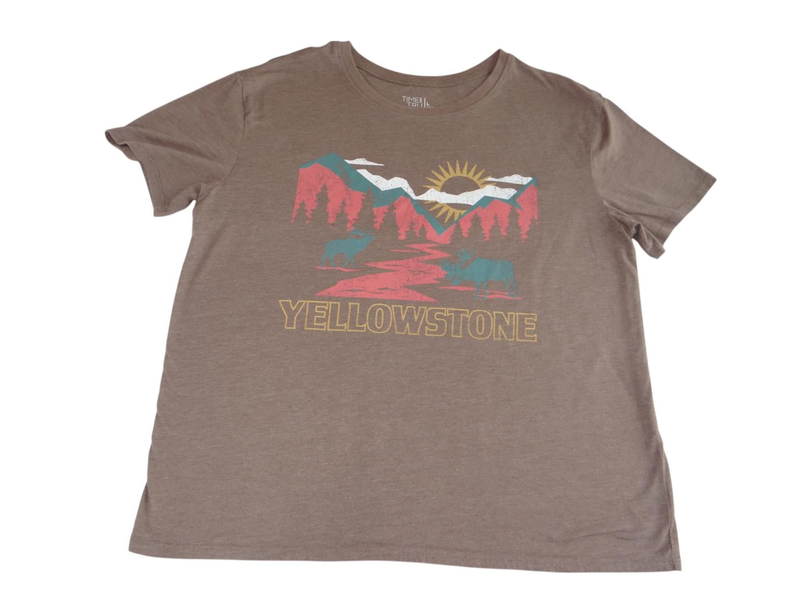 Vintage Yellowstone Graphic Tee - Time and Tru - Size L