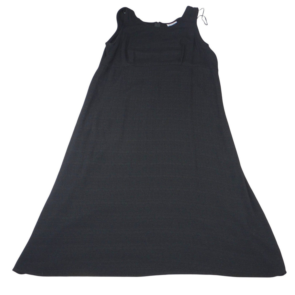K Woman Black Sleeveless A Line Midi Dress Size 20W Style 891785