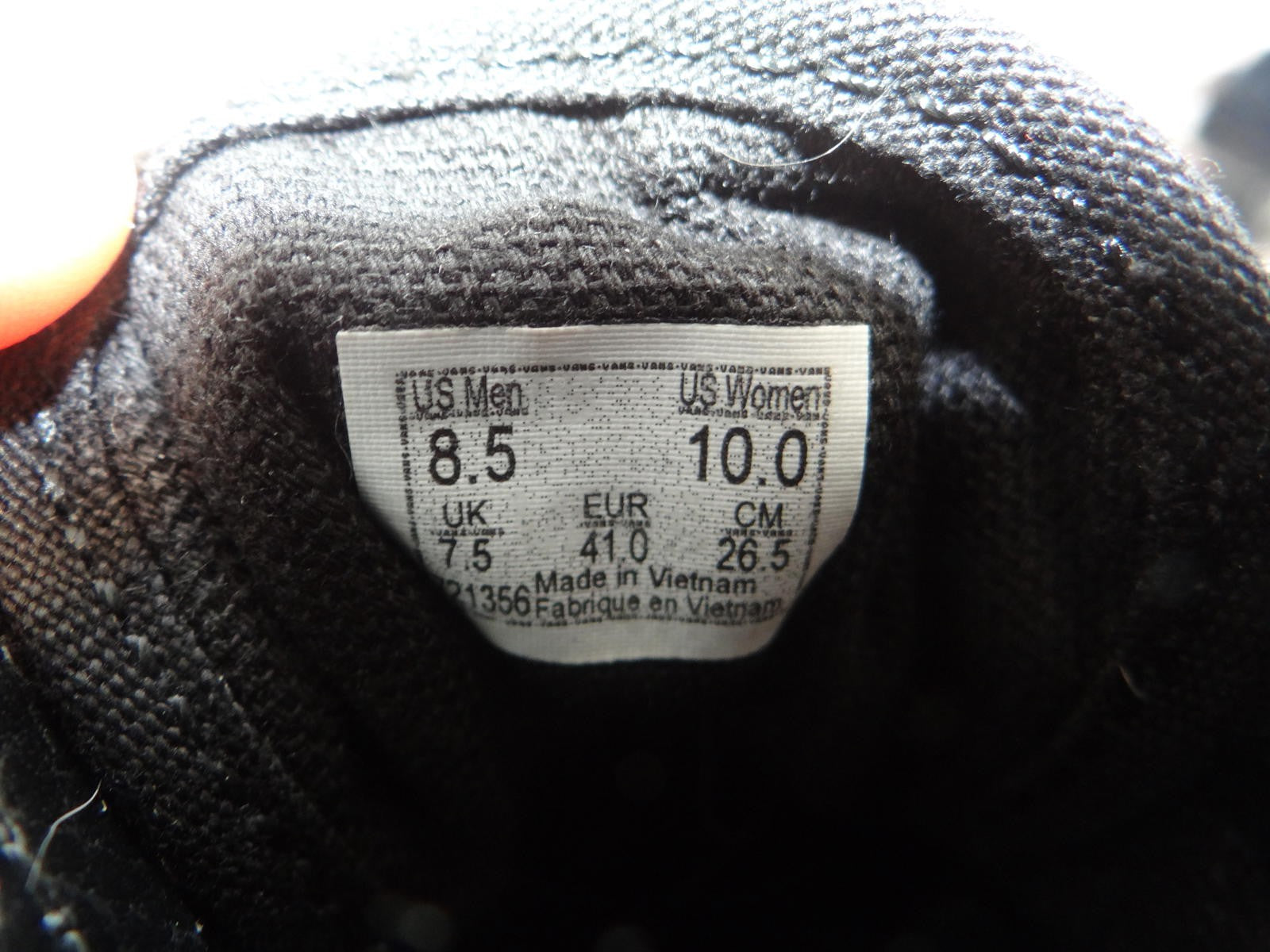 Vans Men's Black and Patterned Sneakers