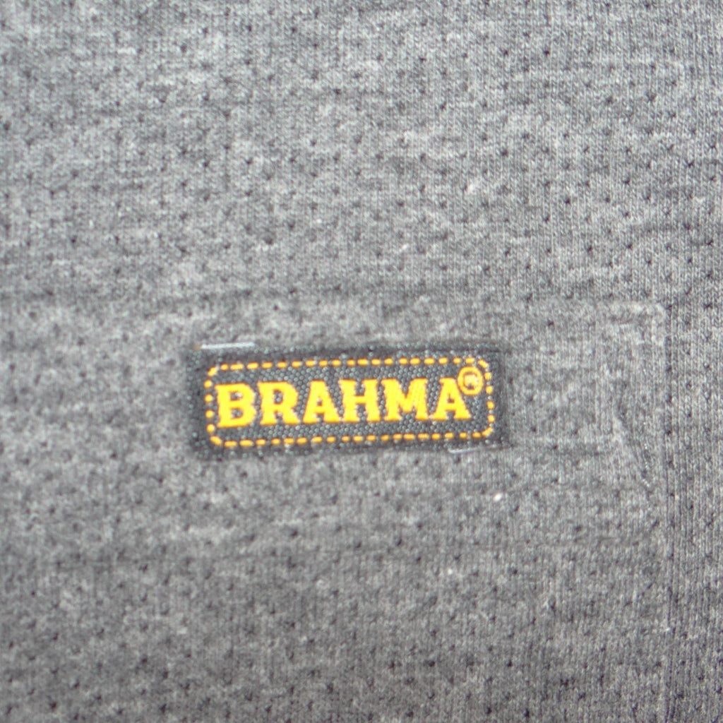 Brahma Mens XL Long Sleeve Pocket T-Shirt Charcoal Gray Heather Workwear
