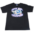 New York Giants Super Bowl XLII Champions Black Reebok T Shirt Men's Size L