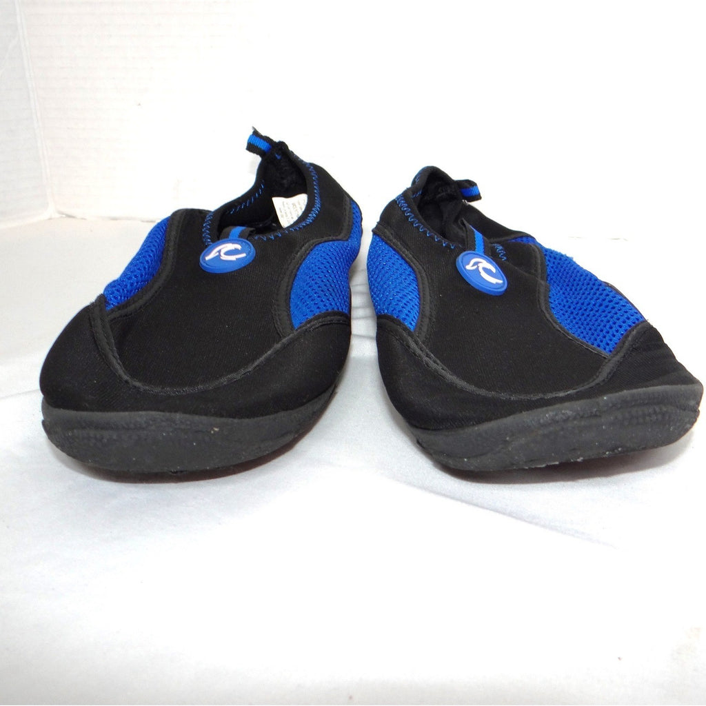 Panama Jack Mens Blue Black Mesh Water Shoes Aqua Socks M